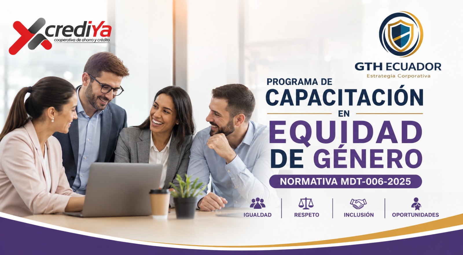 COO. CREDI YA: PROGRAMA DE EDUCACIÓN EN EQUIDAD DE GÉNERO